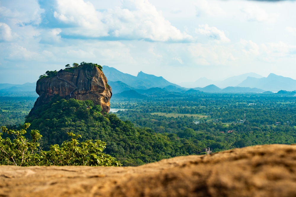 Pidurangala Rock view